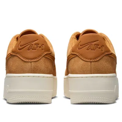 Nike Air Force 1 Sage Low Platform Sneaker In Brown