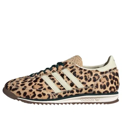 Adidas Originals Sl 71 Og Leopard-pattern Sneakers In Brown