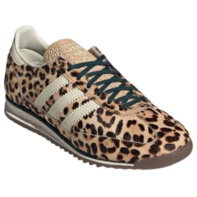Adidas Originals Sl 71 Og Leopard-pattern Sneakers In Brown