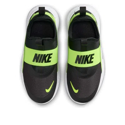 Nike (ps)  Flex Runner 4 'black Volt' In Multi