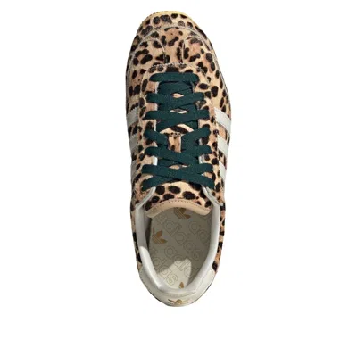 Adidas Originals Handball Spezial Leopard-print Leather Sneakers In Animal Print
