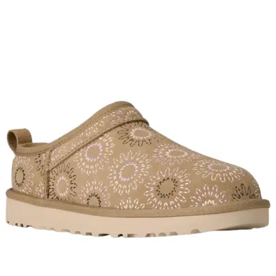 Ugg (r) Classic Micro Genuine Shearling Lined Slip-on In Yellow