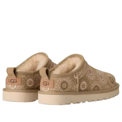 Ugg (r) Classic Micro Genuine Shearling Lined Slip-on In Yellow