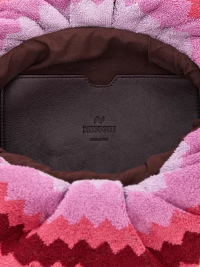 Missoni Zigzag Shoulder Bag Chevron Pattern Chain Strap