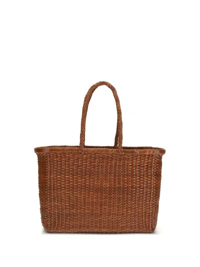 Dragon Diffusion Women Big Weave Tote Bag In Brown