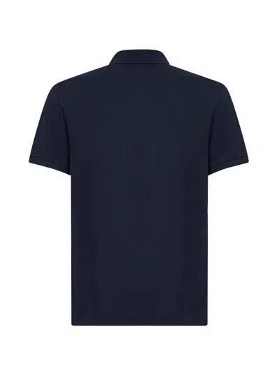Canada Goose Men Beckley Polo Shirt In Structured Cotton In Blue