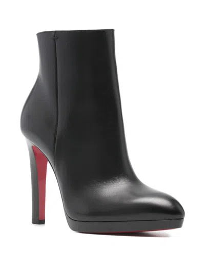 Christian Louboutin Fannylove 120 Leather Ankle Boots In Multi