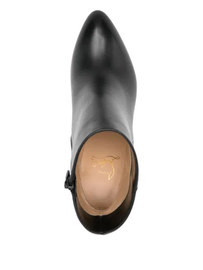 Christian Louboutin Fannylove 120 Leather Ankle Boots In Multi
