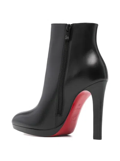 Christian Louboutin Fannylove 120 Leather Ankle Boots In Multi