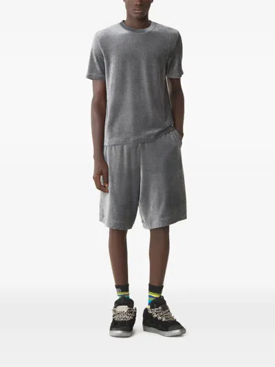 Lanvin Drawstring Shorts In Gray