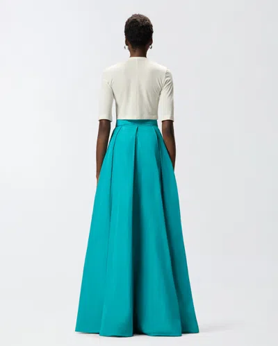 Pinko Raponzolo High Waist Maxi Pleated Skirt In Multi