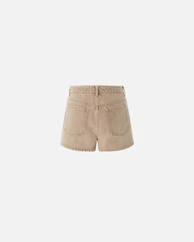 Pinko Stud-embellished Shorts In Brown