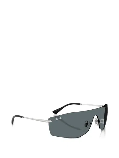 Ray Ban Alix Bio-based Sonnenbrillen Silber Fassung Grau Glas 01-41 In Silver