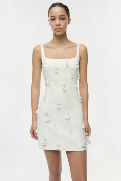 Simkhai Cailinn Linen-cotton Mini Dress In White