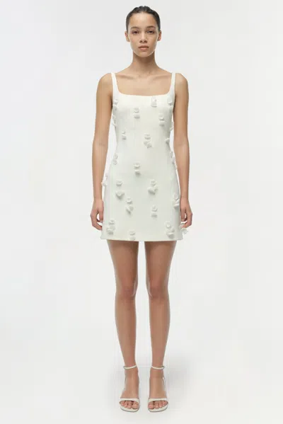 Simkhai Cailinn Linen-cotton Mini Dress In White