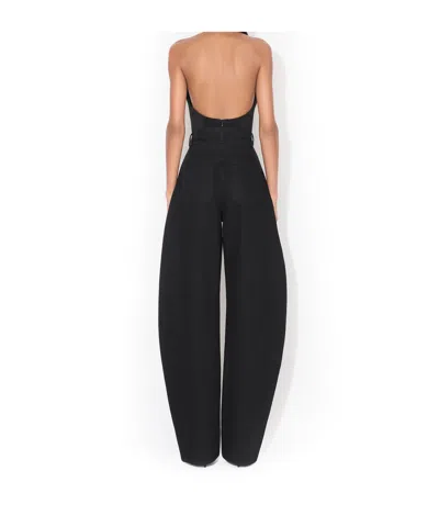 Alaïa Backless Bodysuit In Black