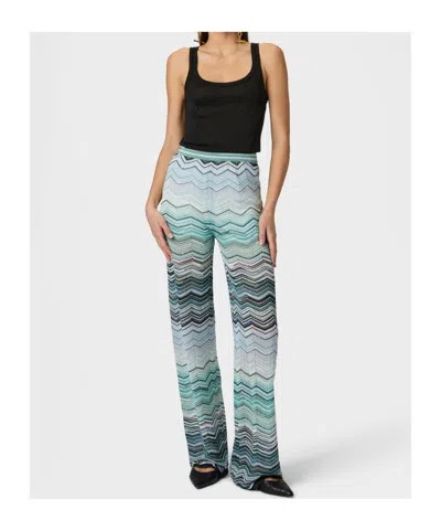 Missoni Chevron-pattern Trousers In Multi