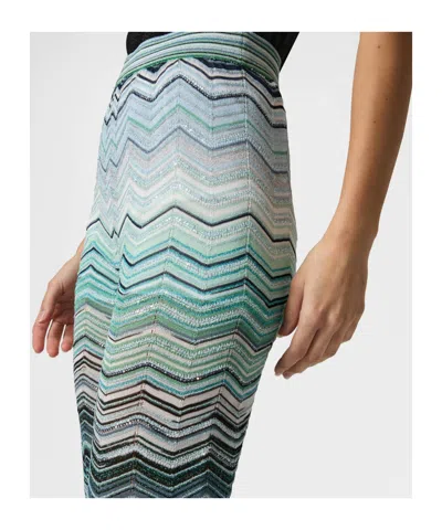 Missoni Chevron-pattern Trousers In Multi