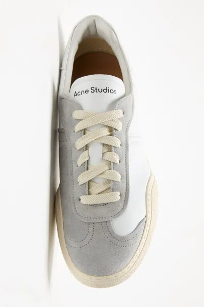 Acne Studios Bars Drago Sneakers White In White