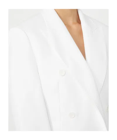 Max Mara Long Sleeve Blazer In Gray