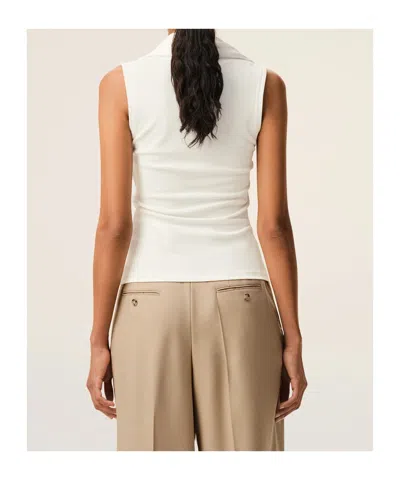 Ami Alexandre Mattiussi Herno Ultralight Nylon Down Jacket With Drawstring Waist In White