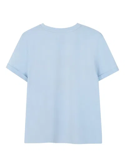 Givenchy Logo T-shirt In Blue