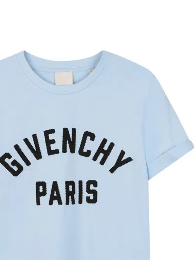 Givenchy Logo T-shirt In Blue