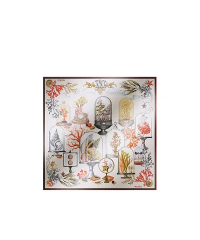 Max Mara Printed Silk Twill Oversized Scarf In Multi
