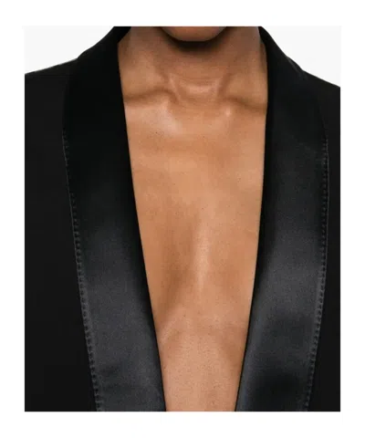 Tom Ford Long-sleeve Blazer In Black