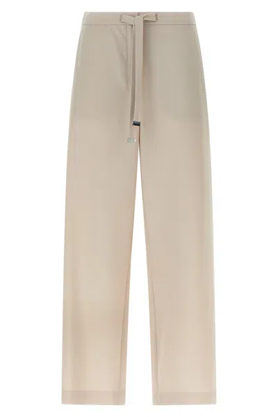 Max Mara Drawstring Trousers In Neutral