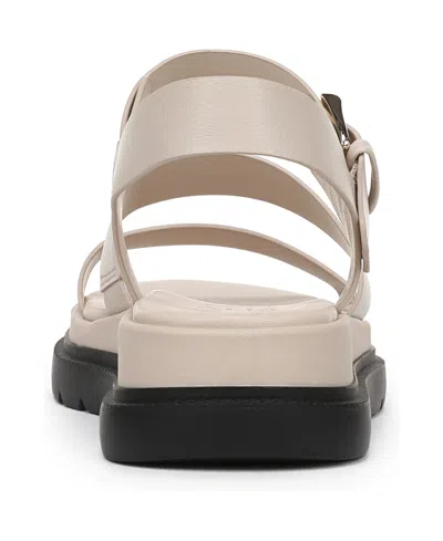 Naturalizer Avenue Ankle Strap Platform Sandal In White