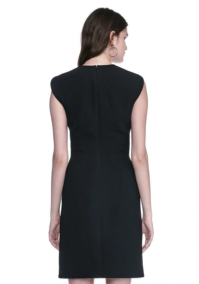 Shop Alexander Wang Fitted Pencil Dress With Cap Sleeve  And Contoured Seams
