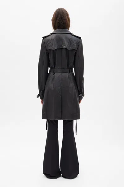 Ann Demeulemeester Eda Fitted Double Breasted Coat In Multi