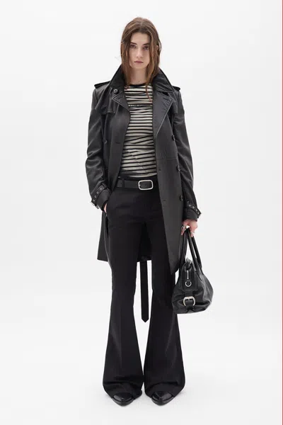 Ann Demeulemeester Eda Fitted Double Breasted Coat In Multi