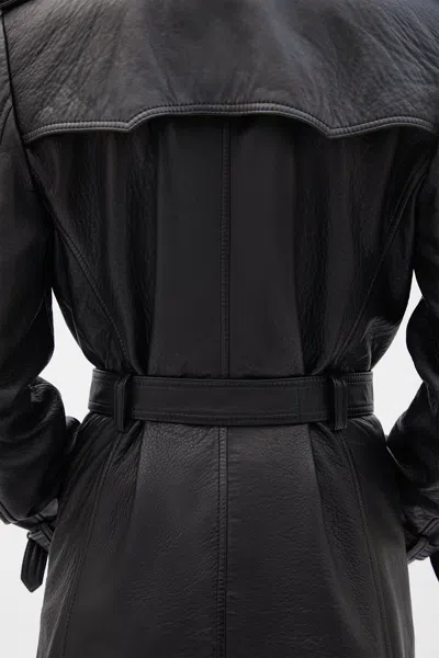 Ann Demeulemeester Eda Fitted Double Breasted Coat In Multi