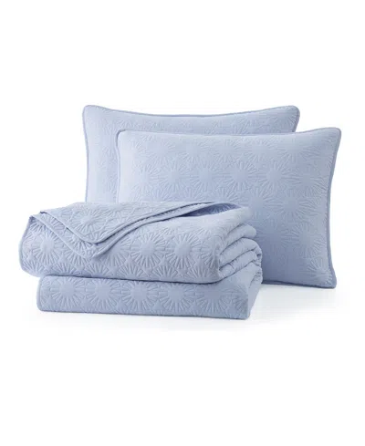 Ugg Devon Sun Logo Quilt Set In Blue