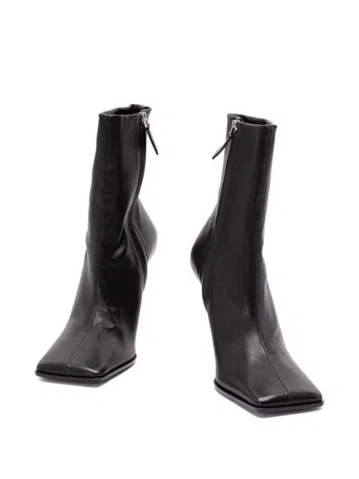 Alaïa Herno Medium 2-layer Hooded Down Jacket In Black