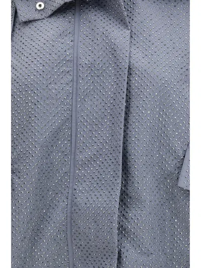 Pinko Light Blue Polyester Shell Jacket In Gray