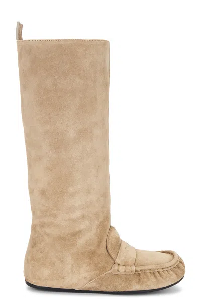 Acne Studios Bojan Slouch Boot In Brown