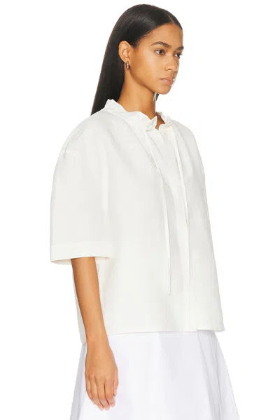 Jil Sander Short Sleeve Blouse In Multi