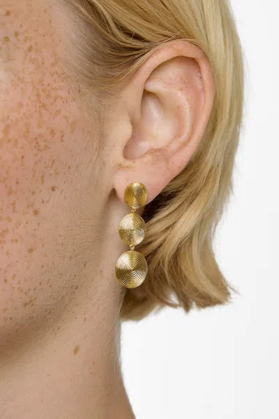 Lie Studio The Ruby Earrings In Gold