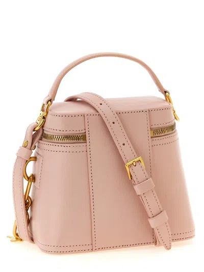 Balmain Pulse Vanity Padlock Tote Bag In Pink