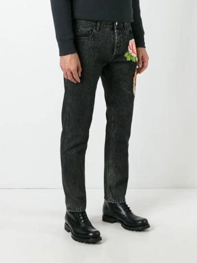 Shop Gucci Man's Trousers In Denim