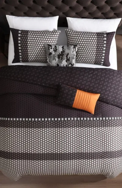 Bebejan Linear Luxe Comforter Set In Brown