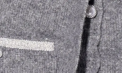 Walter Baker Beth Button Front Sweater Dress In Gray