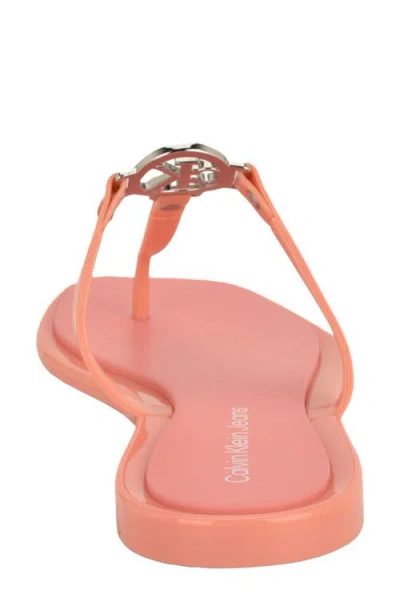 Calvin Klein Ellye Sandal In Pink