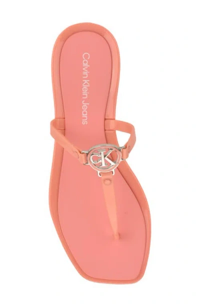 Calvin Klein Ellye Sandal In Pink