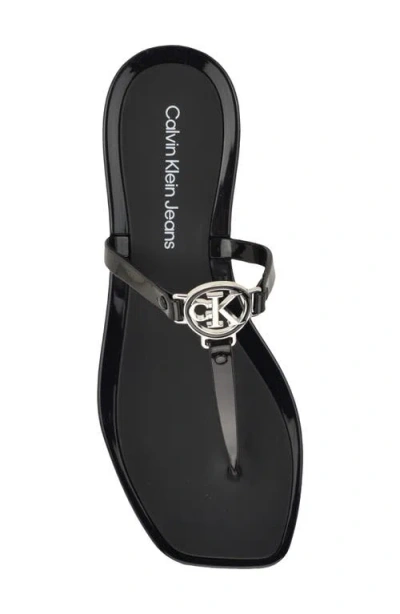 Calvin Klein Ellye Sandal In Black