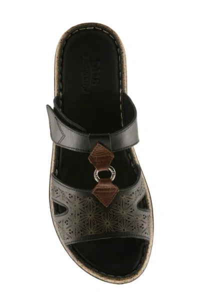 Spring Step Virelle Slide Sandal In Multi