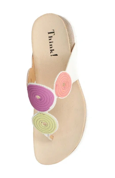 Think ! Julia Circles Flip Flop In Multi